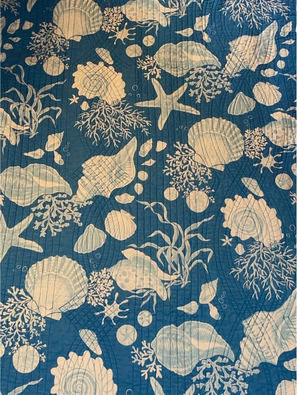 Twin Reversible Coastal Quilt
